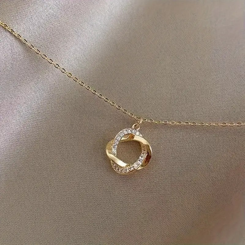 Golden Pendant Necklace