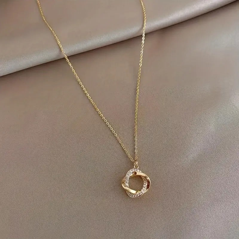Golden Pendant Necklace
