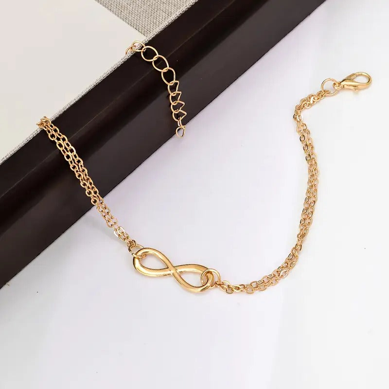 Infinity Symbol ankle chain