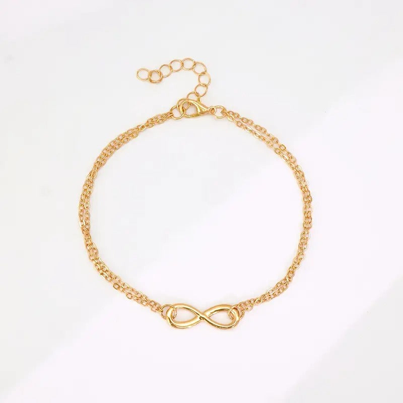 Infinity Symbol ankle chain
