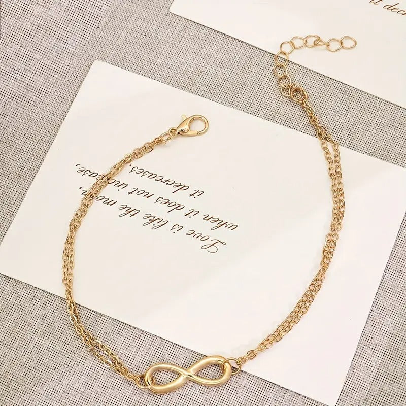 Infinity Symbol ankle chain