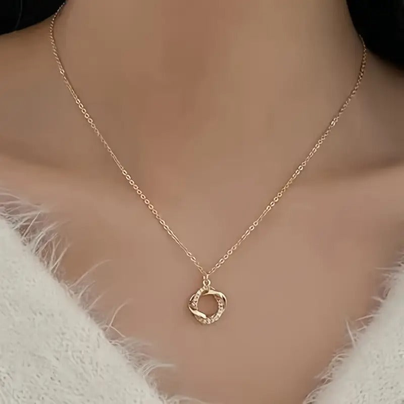 Golden Pendant Necklace