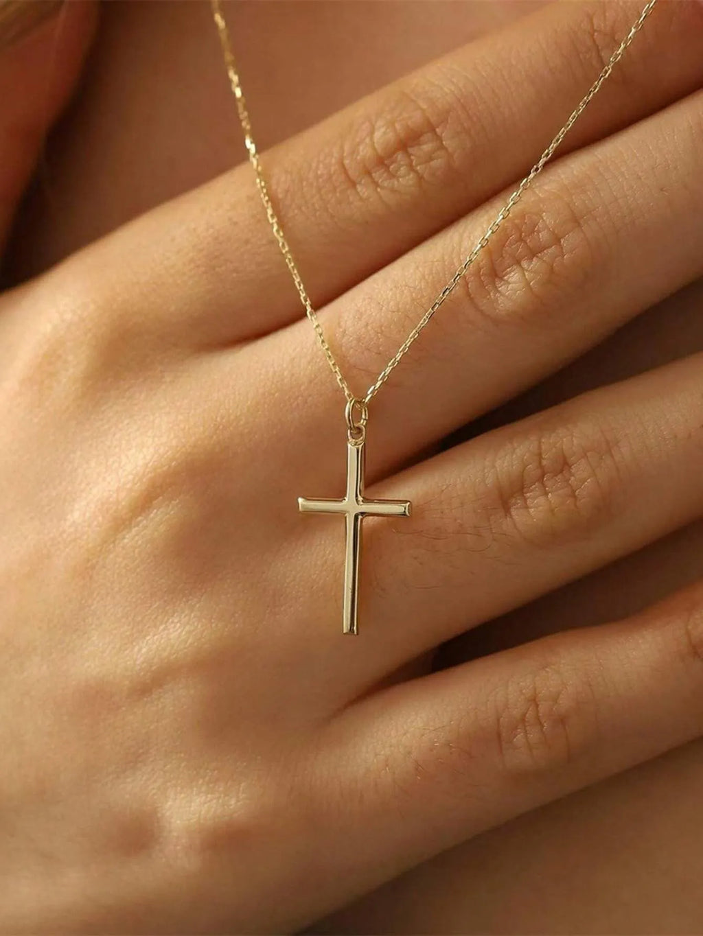 Golden Cross Necklace