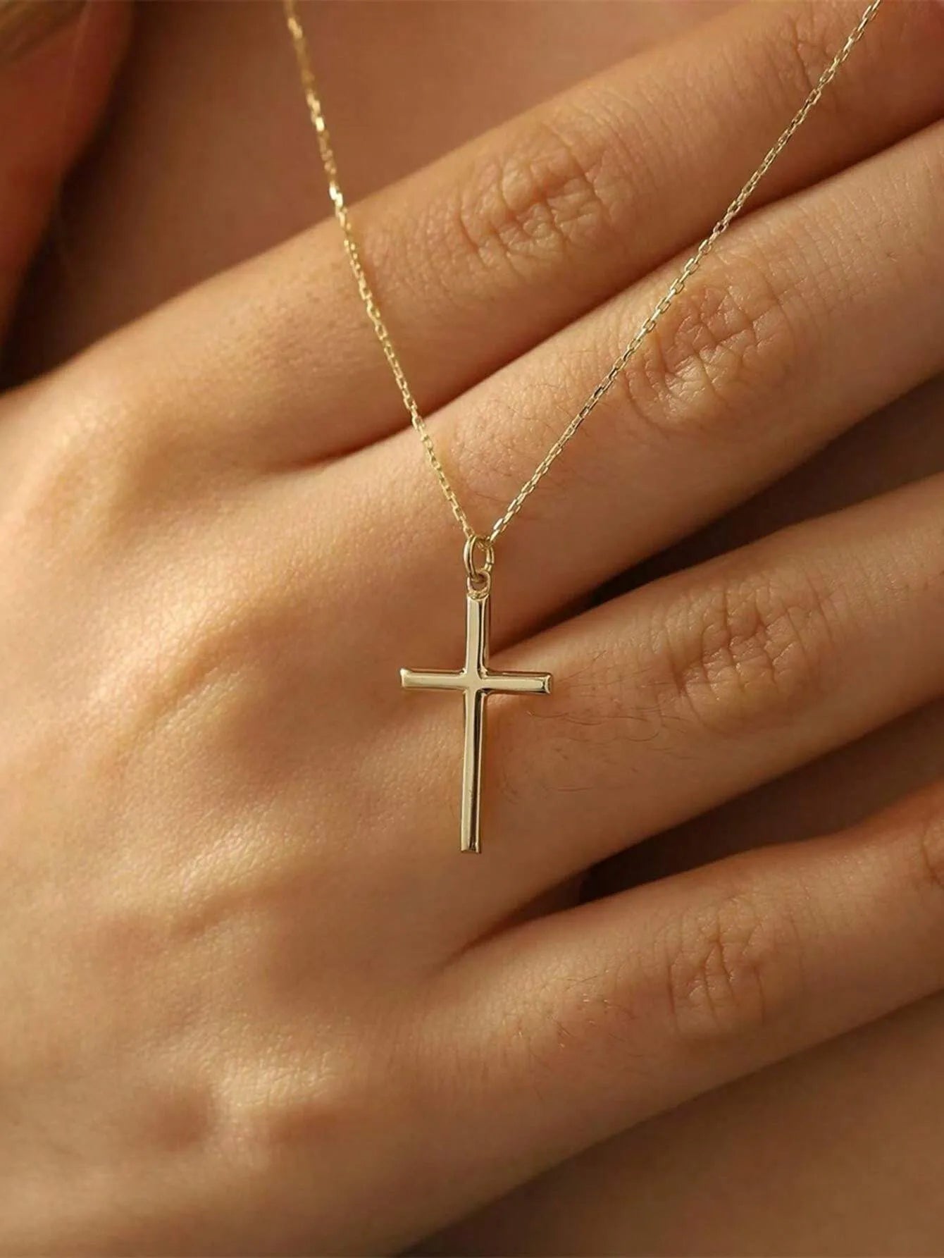 Golden Cross Necklace