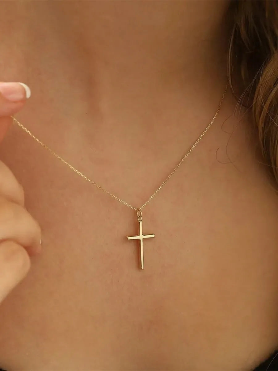 Golden Cross Necklace