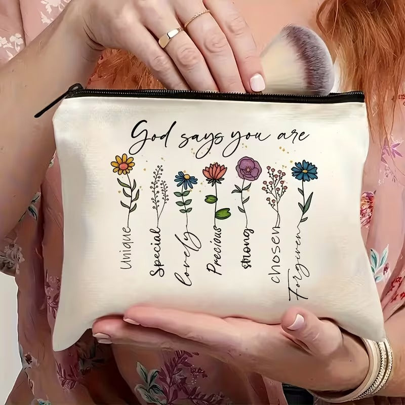 Christian Bible Verse Makeup & Bible Scripture Bag