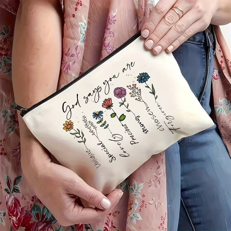Christian Bible Verse Makeup & Bible Scripture Bag