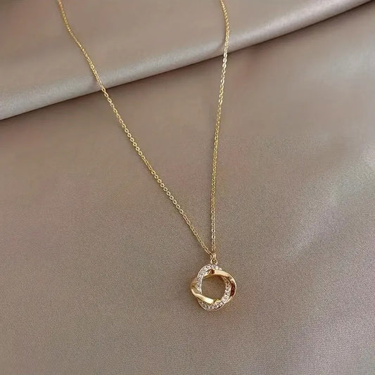Golden Pendant Necklace