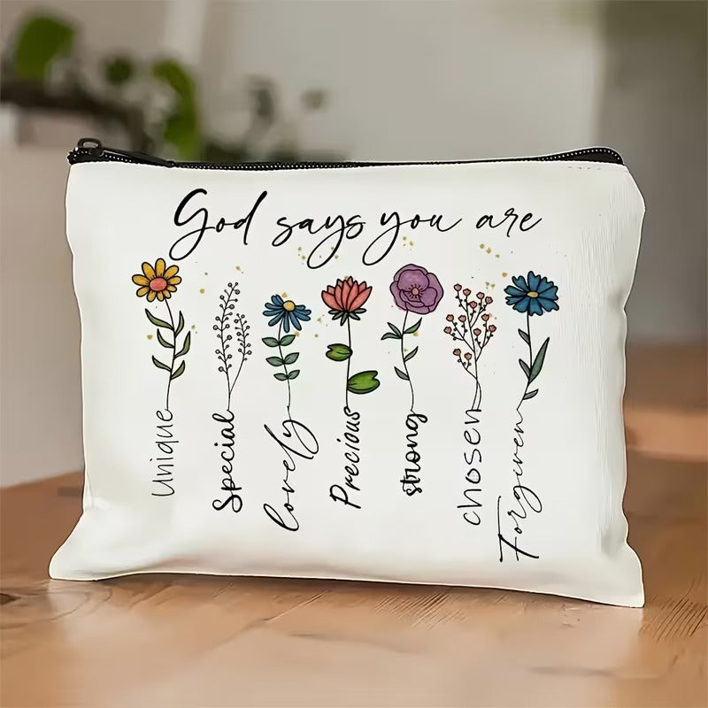 Christian Bible Verse Makeup & Bible Scripture Bag